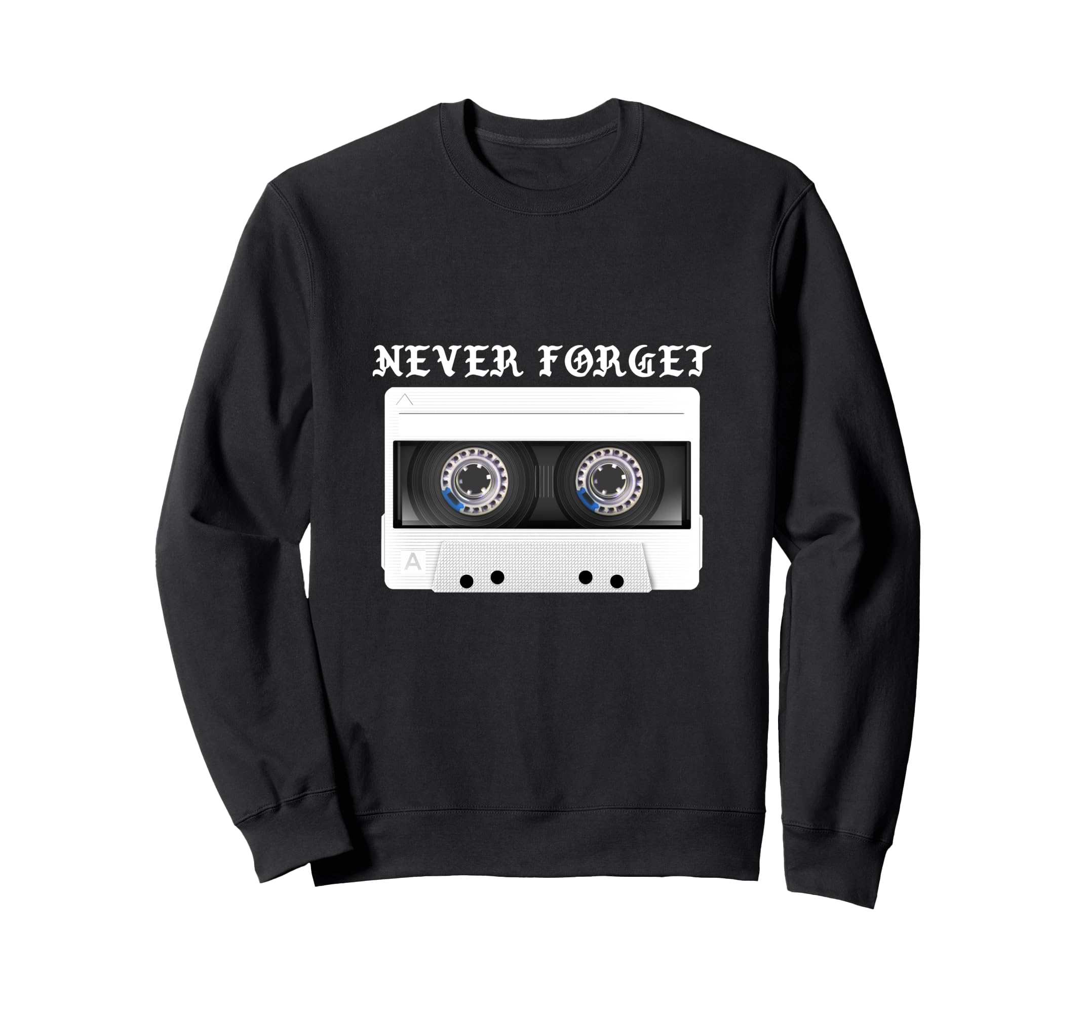 80S 90S Cassette Mixtape Sweatshirt - Fun Novelty Design Unisex - T-Shirt, Sweatshirt, Hoodie
