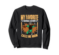 Baseball Catcher Calls Me Mom Sweatshirt - Graphic Print for Adults - T-Shirt, Sweatshirt, Hoodie