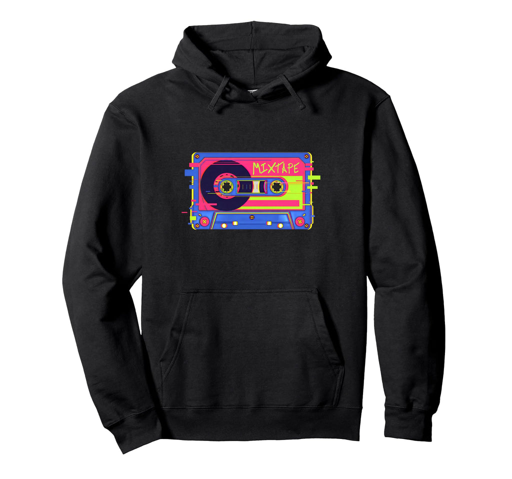 Mixtape Cassette Tape Hoodie - Streetwear Style Unisex - T-Shirt, Sweatshirt, Hoodie