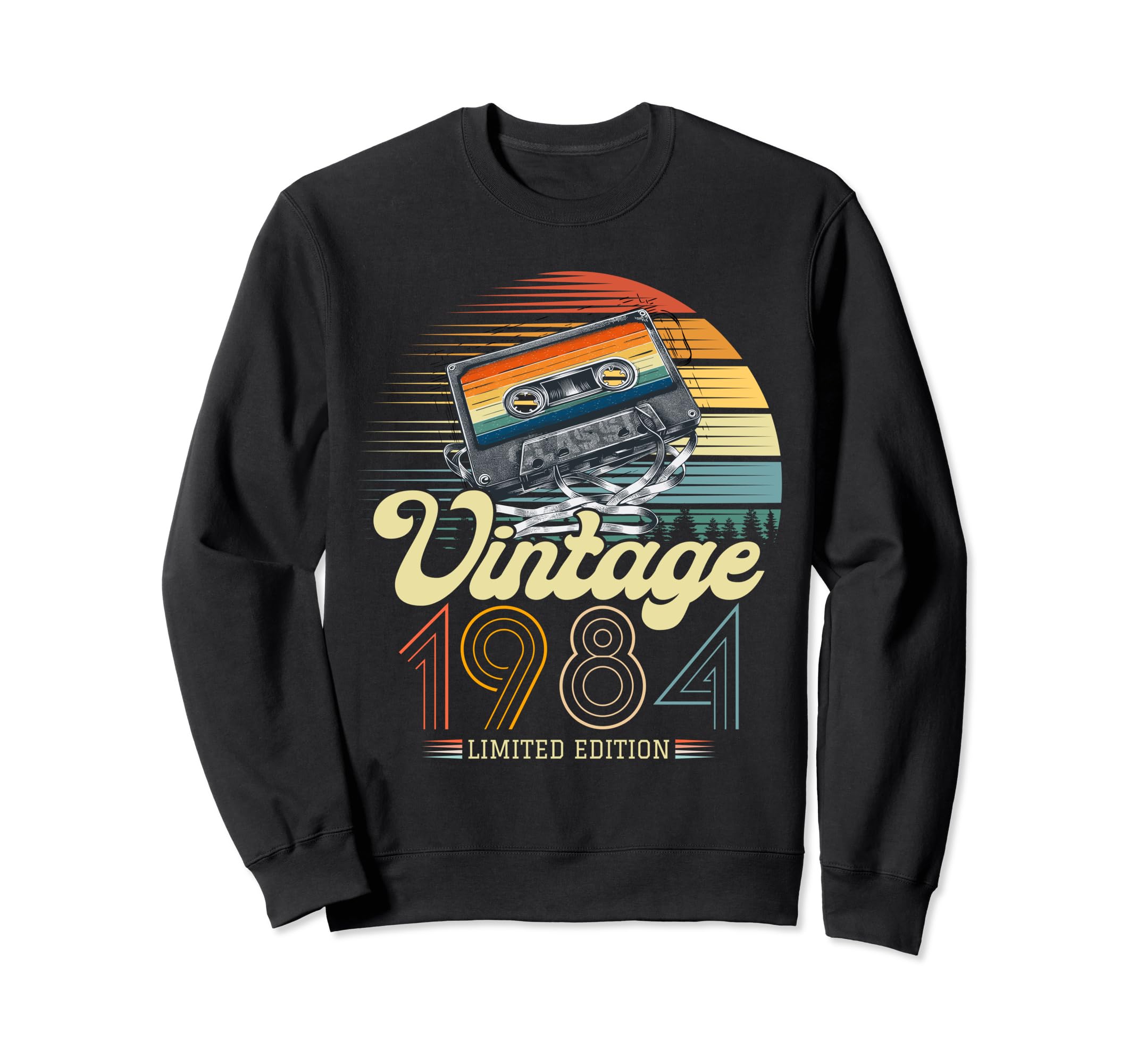 1984 Cassette Tape Music Sweatshirt - Aesthetic Graphic Men Women - T-Shirt, Sweatshirt, Hoodie