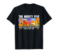 Mighty Five Utah National Parks T-Shirt - Novelty Apparel for Adults - T-Shirt, Sweatshirt, Hoodie