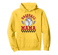 Baseball Mama Bow Softball Mom Game Days Hoodie - Minimalist Print Unisex - T-Shirt, Sweatshirt, Hoodie