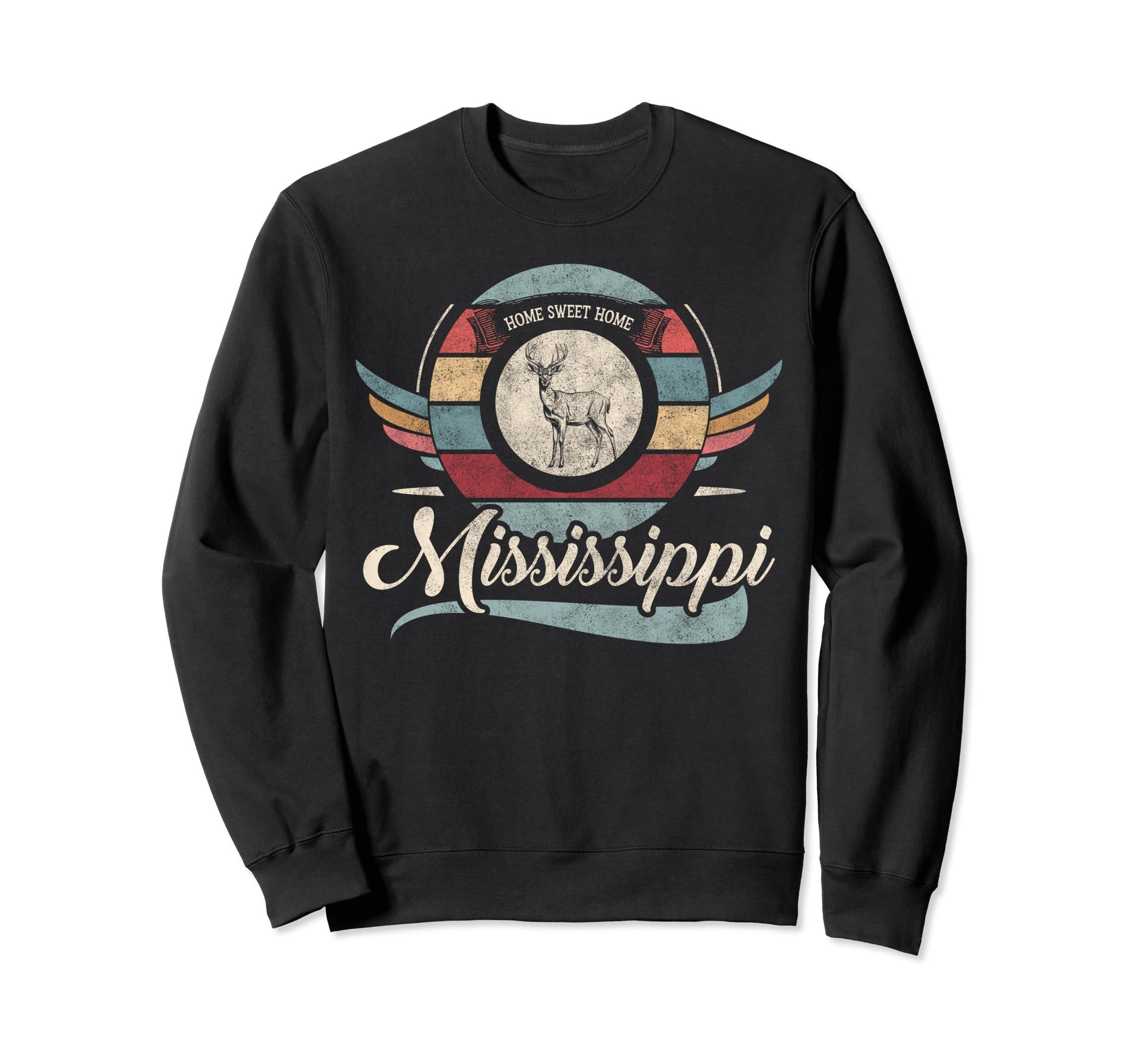Mississippi State Animal Deer Lover Sweatshirt - Minimalist Print Unisex - T-Shirt, Sweatshirt, Hoodie