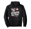 Funny Baseball Grandpa Proud Grandson Hoodie - Minimalist Print Unisex - T-Shirt, Sweatshirt, Hoodie