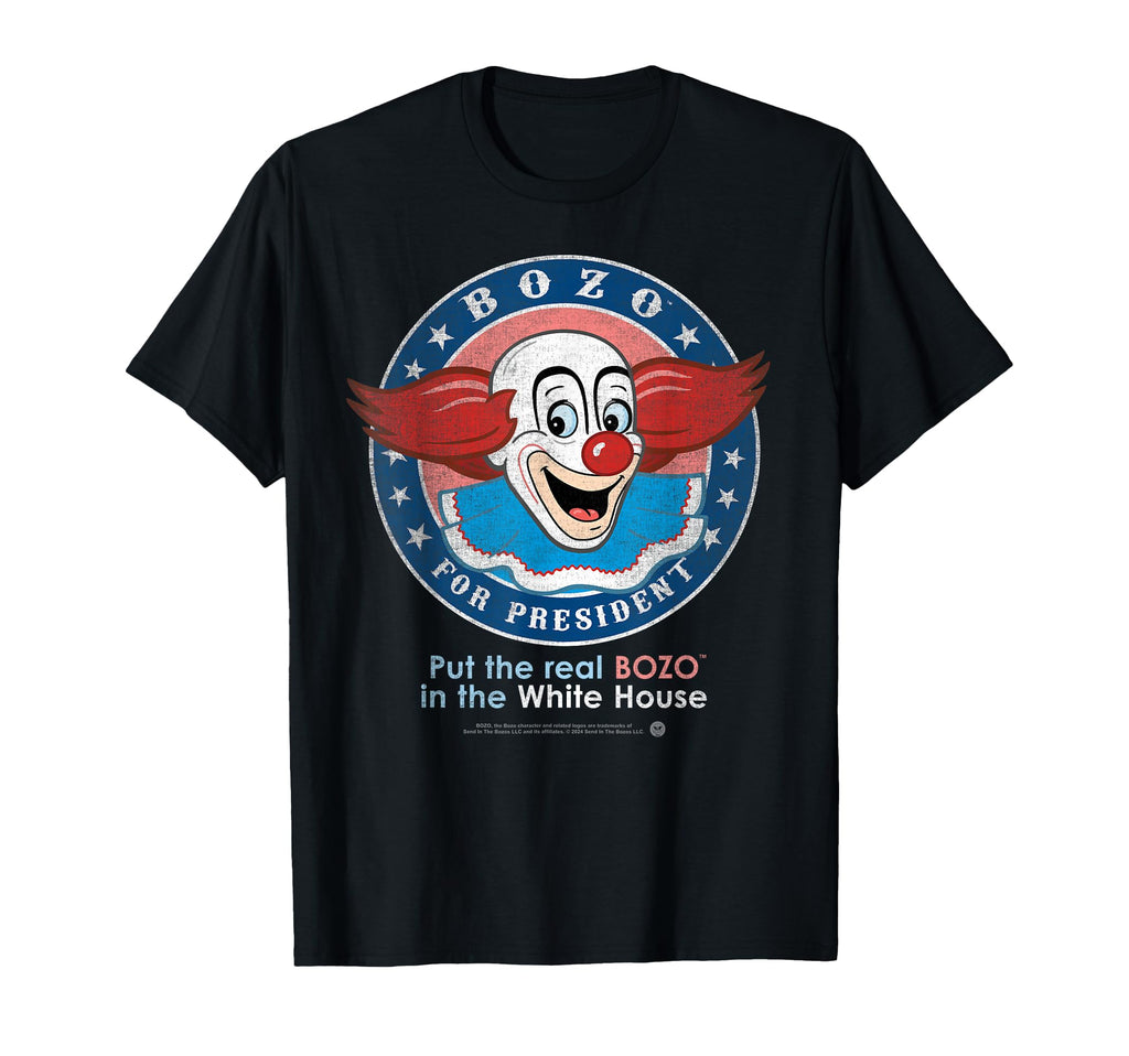 Bozo Clown Bozo President Funny Election T-Shirt - Graphic Print Men Women - T-Shirt, Sweatshirt, Hoodie