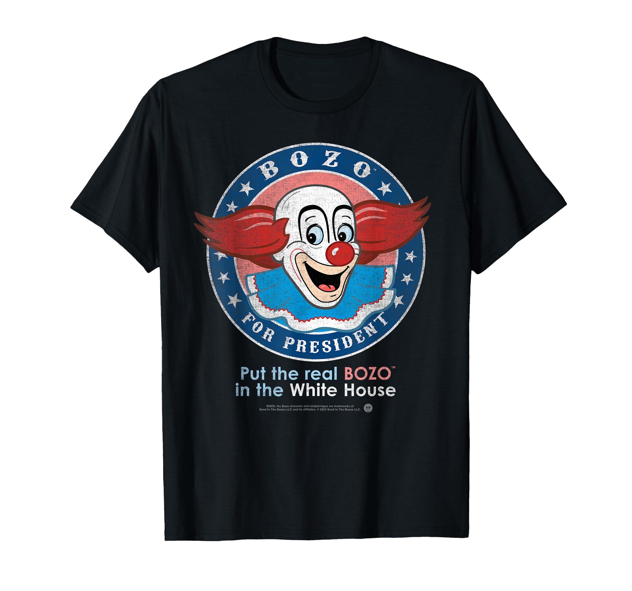 Bozo Clown Bozo President Funny Election T-Shirt - Graphic Print Men Women - T-Shirt, Sweatshirt, Hoodie