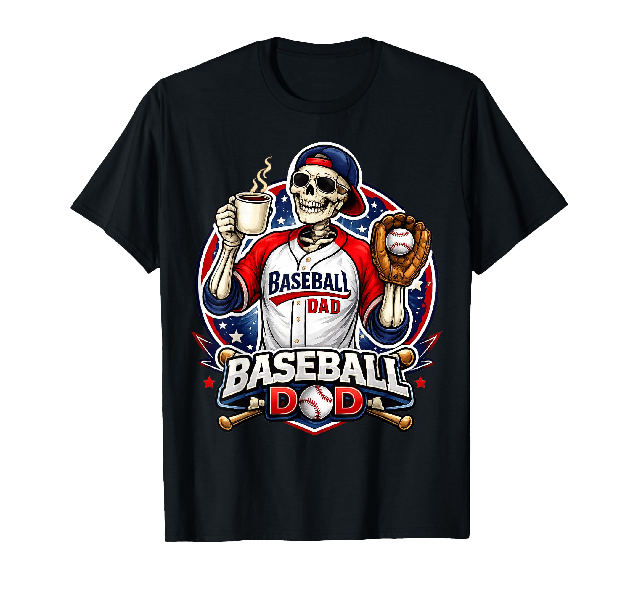 Baseball Dad Funny Game Day T-Shirt - Casual Everyday Wear Men Women - T-Shirt, Sweatshirt, Hoodie