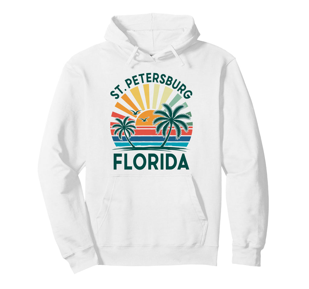 St Petersburg Beach Florida Hoodie - Casual Everyday Wear for Adults - T-Shirt, Sweatshirt, Hoodie