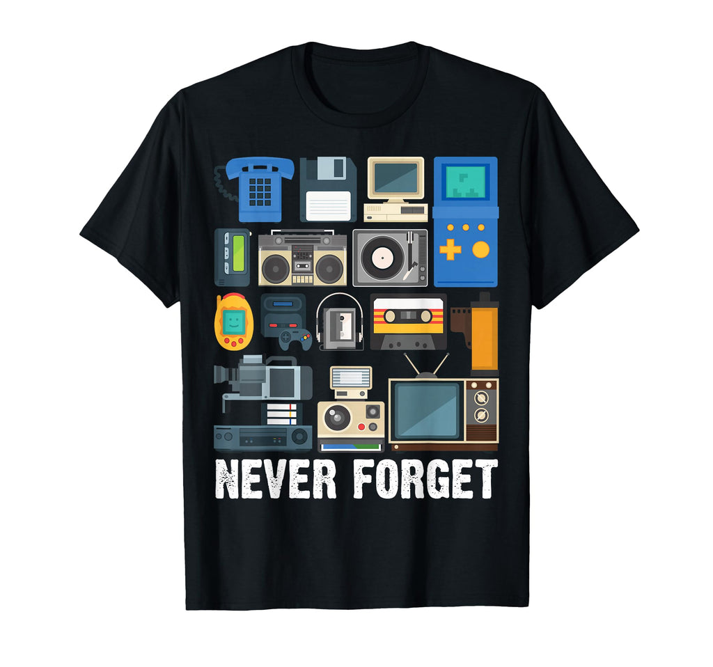 90S Technology Old Gadgets Lover T-Shirt - Unique Graphic for Adults - T-Shirt, Sweatshirt, Hoodie