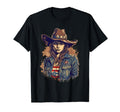 Cowgirl Cowboy Patriotic Cow And Farm T-Shirt - Minimalist Print for Adults - T-Shirt, Sweatshirt, Hoodie