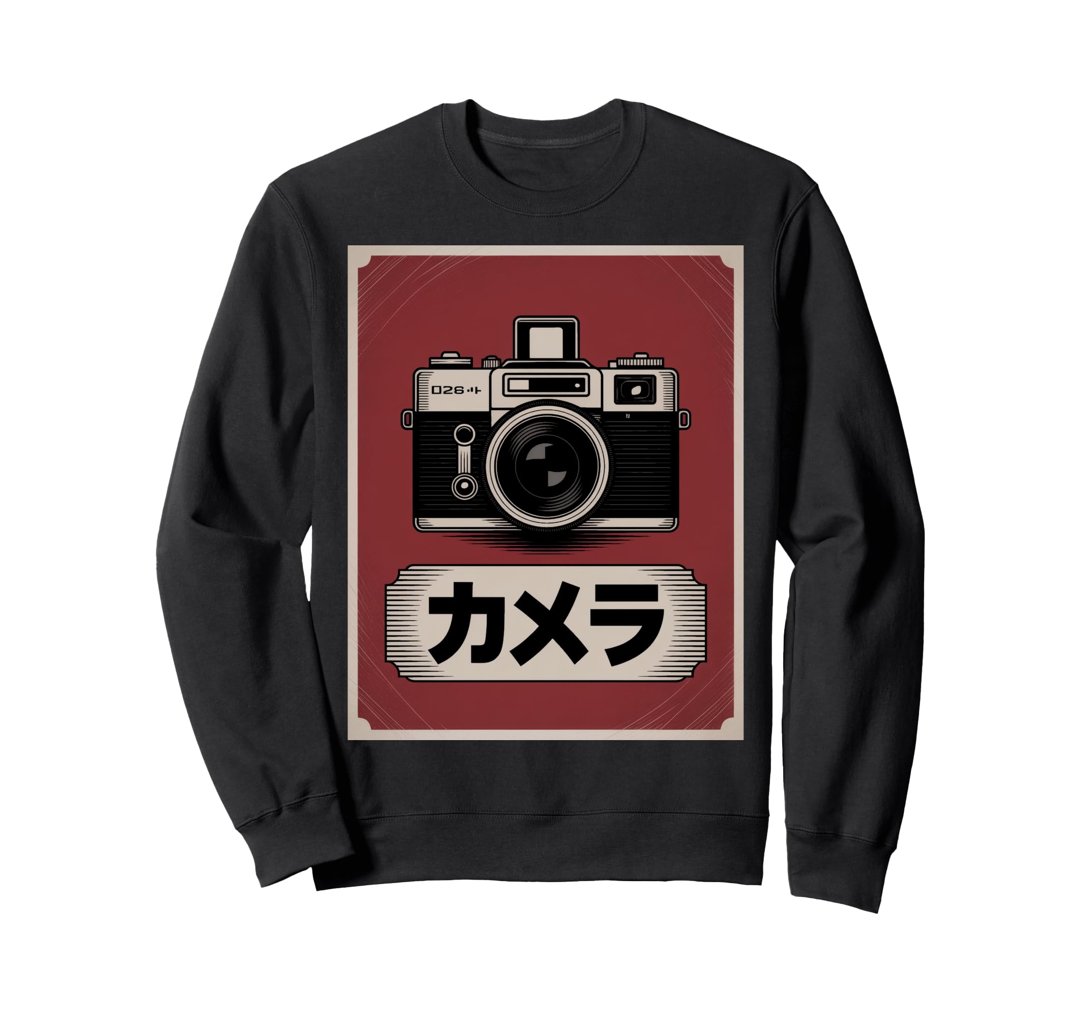 Japanese Analog Slr Camera Sweatshirt - Graphic Print Men Women - T-Shirt, Sweatshirt, Hoodie