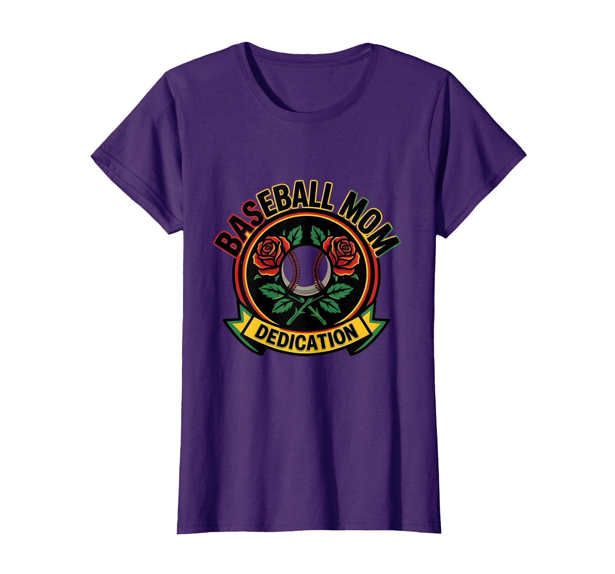 Baseball Mom Dedication T-Shirt - Casual Everyday Wear Men Women - T-Shirt, Sweatshirt, Hoodie
