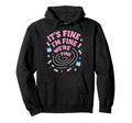 Hot Anxiety Glam Therapy Overthinking Hoodie - Custom Art Print Men Women - T-Shirt, Sweatshirt, Hoodie