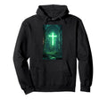 Gothic Cross Grunge Aesthetic Y2K Goth Hoodie - Unique Graphic Unisex - T-Shirt, Sweatshirt, Hoodie