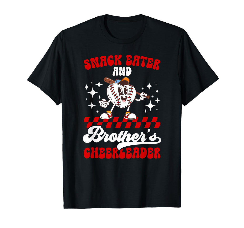 Brothers Cheerleader Baseball Sister T-Shirt - Novelty Apparel Unisex - T-Shirt, Sweatshirt, Hoodie