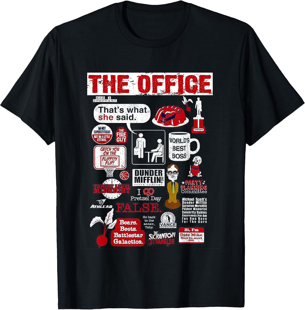 The Office Quote Mash-Up Funny - Adult & Kids T-Shirts, Sweatshirts & Hoodies apparel design preview 1