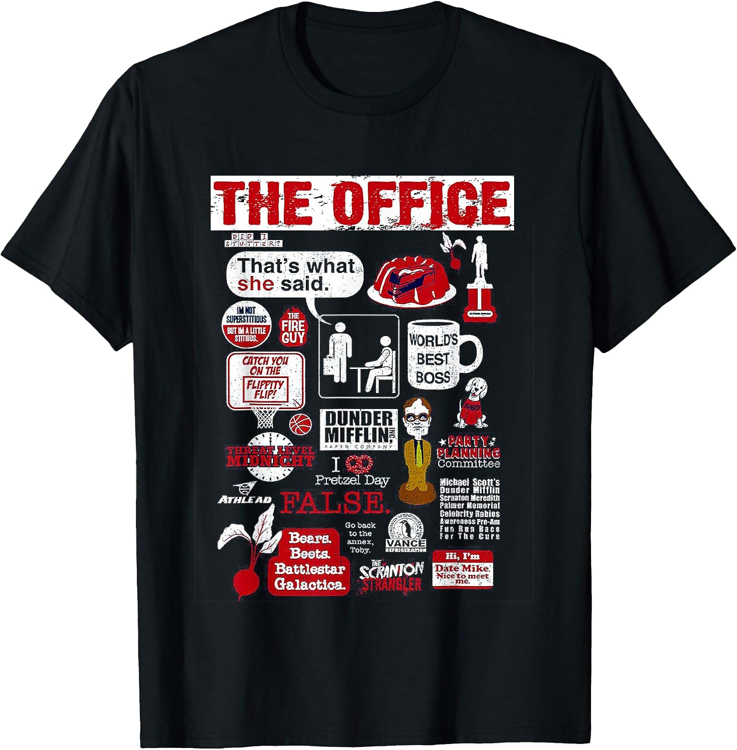The Office Quote Mash-Up Funny - Adult & Kids T-Shirts, Sweatshirts & Hoodies apparel design preview 1