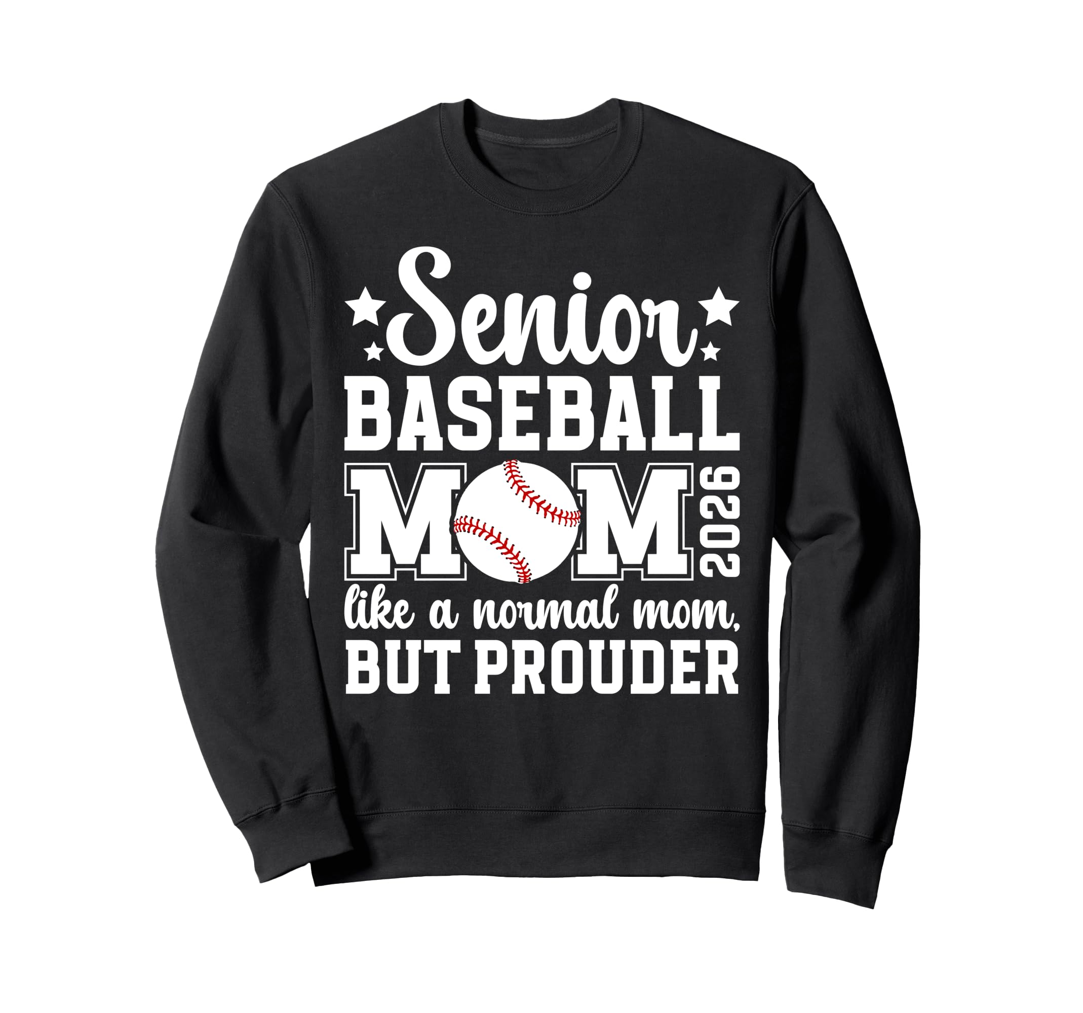 Baseball Senior Mom 2026 Baseball Sweatshirt - Aesthetic Graphic Unisex - T-Shirt, Sweatshirt, Hoodie