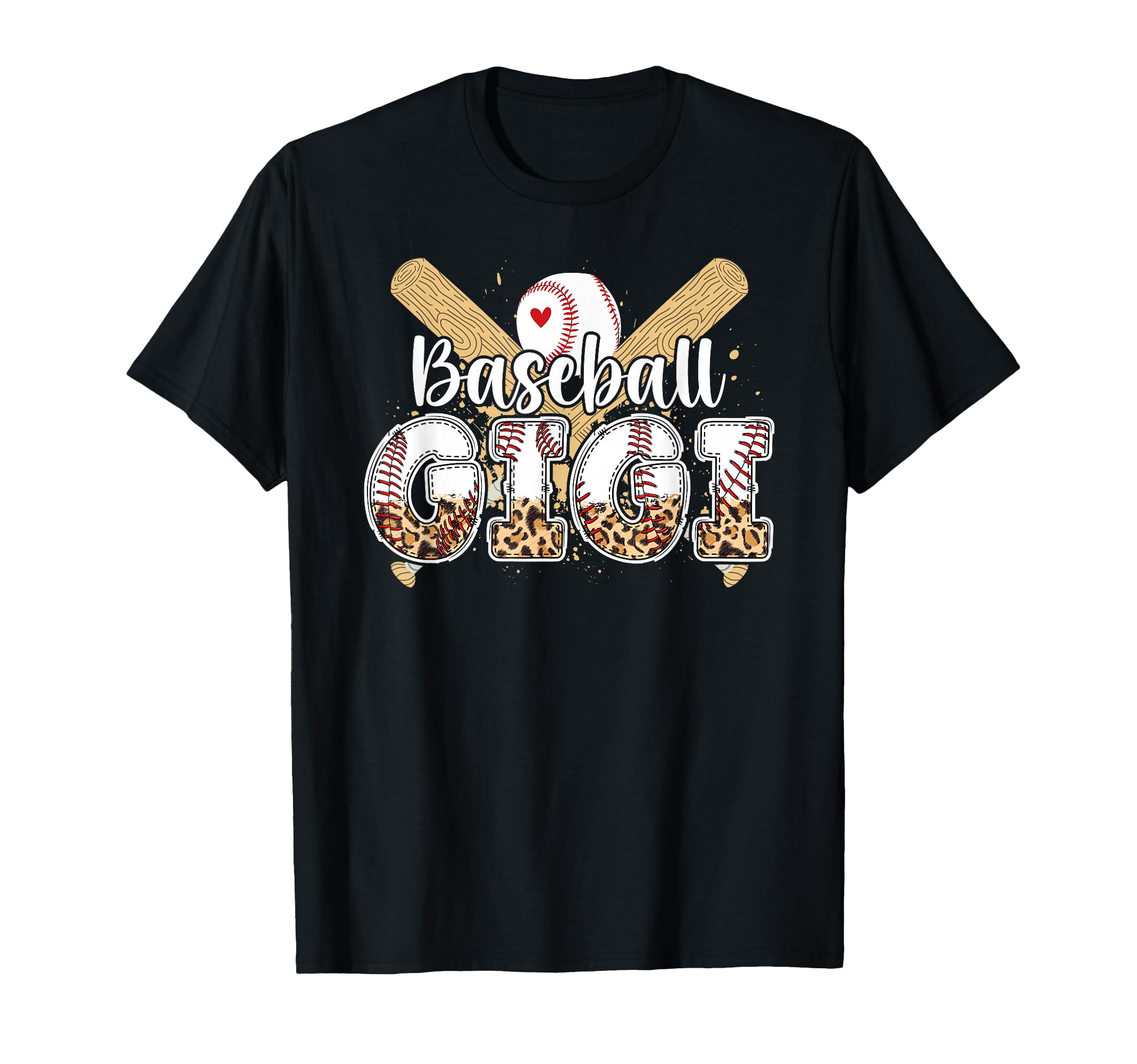 Baseball Gigi Leopard Gigi Baseball T-Shirt - Streetwear Style for Adults - T-Shirt, Sweatshirt, Hoodie