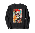Aesthetic Streetwear Skull Sweatshirt - Custom Art Print Men Women - T-Shirt, Sweatshirt, Hoodie