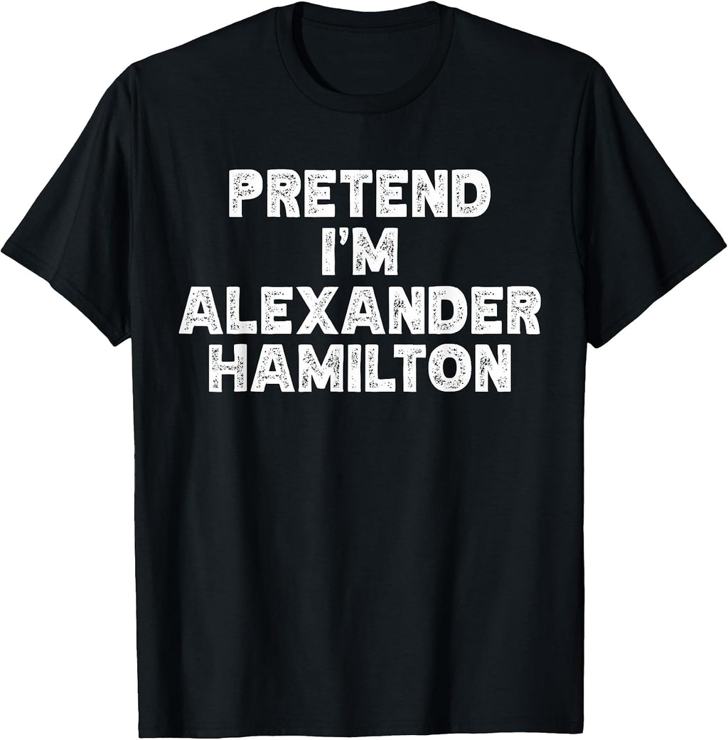 Alexander Hamilton Funny Halloween Costume Vintage - Adult & Kids T-Shirts, Sweatshirts & Hoodies apparel design preview 1