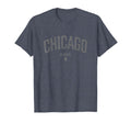 Chicago Illinois Distressed Illinois T-Shirt - Unique Graphic Men Women - T-Shirt, Sweatshirt, Hoodie