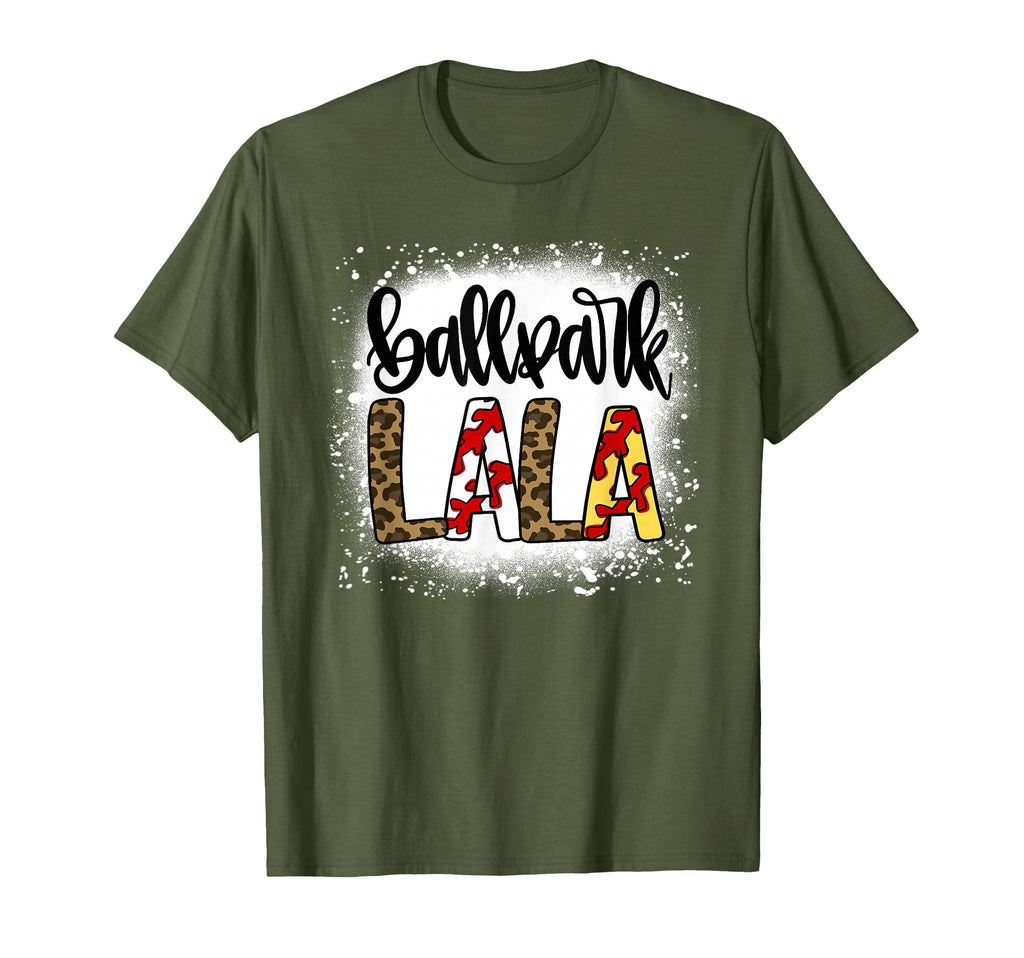Bleached Ballpark Lala Baseball T-Shirt - Casual Everyday Wear for Adults - T-Shirt, Sweatshirt, Hoodie