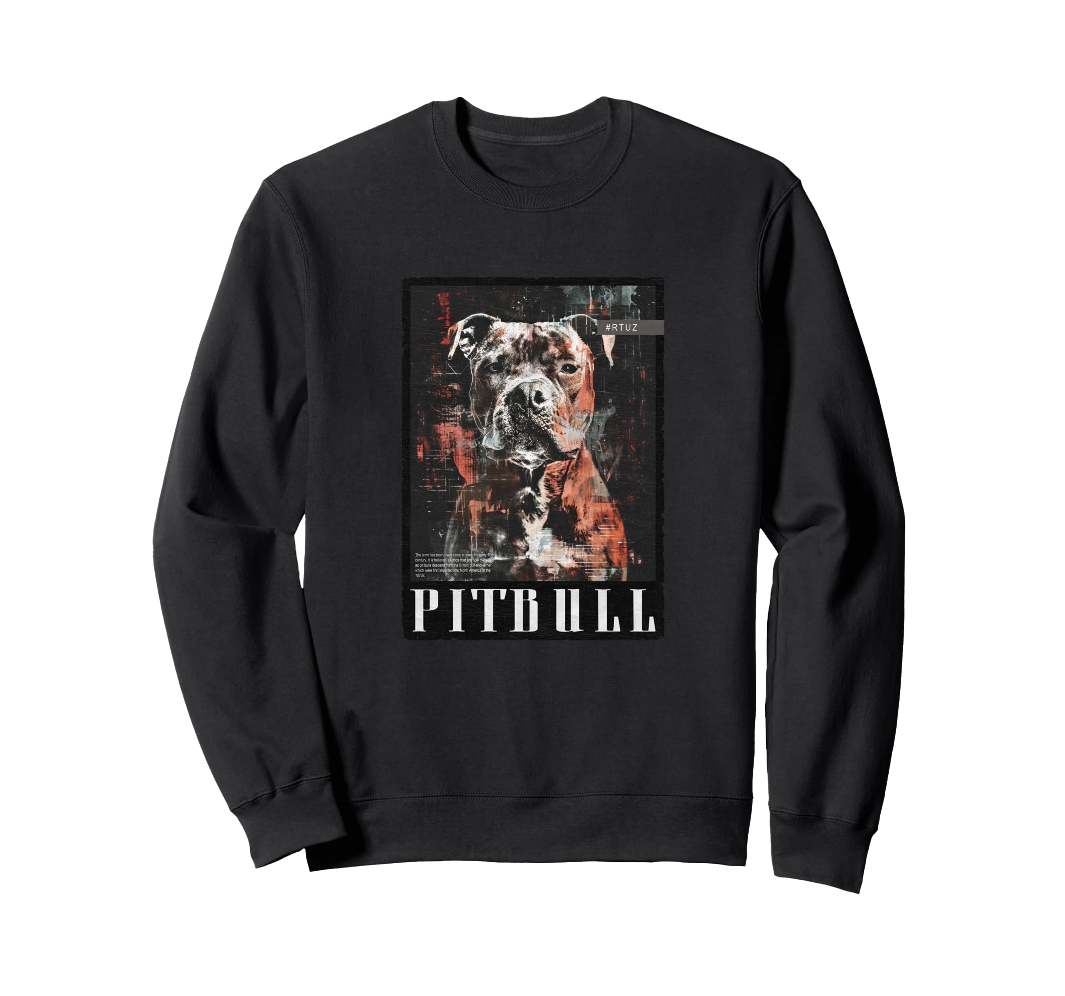 Y2K Streetwear Dog Pit Bull Sweatshirt - Fun Novelty Design Men Women - T-Shirt, Sweatshirt, Hoodie