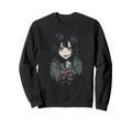 Anime Horror Aesthetic Soft Grunge Sweatshirt - Unique Graphic Unisex - T-Shirt, Sweatshirt, Hoodie