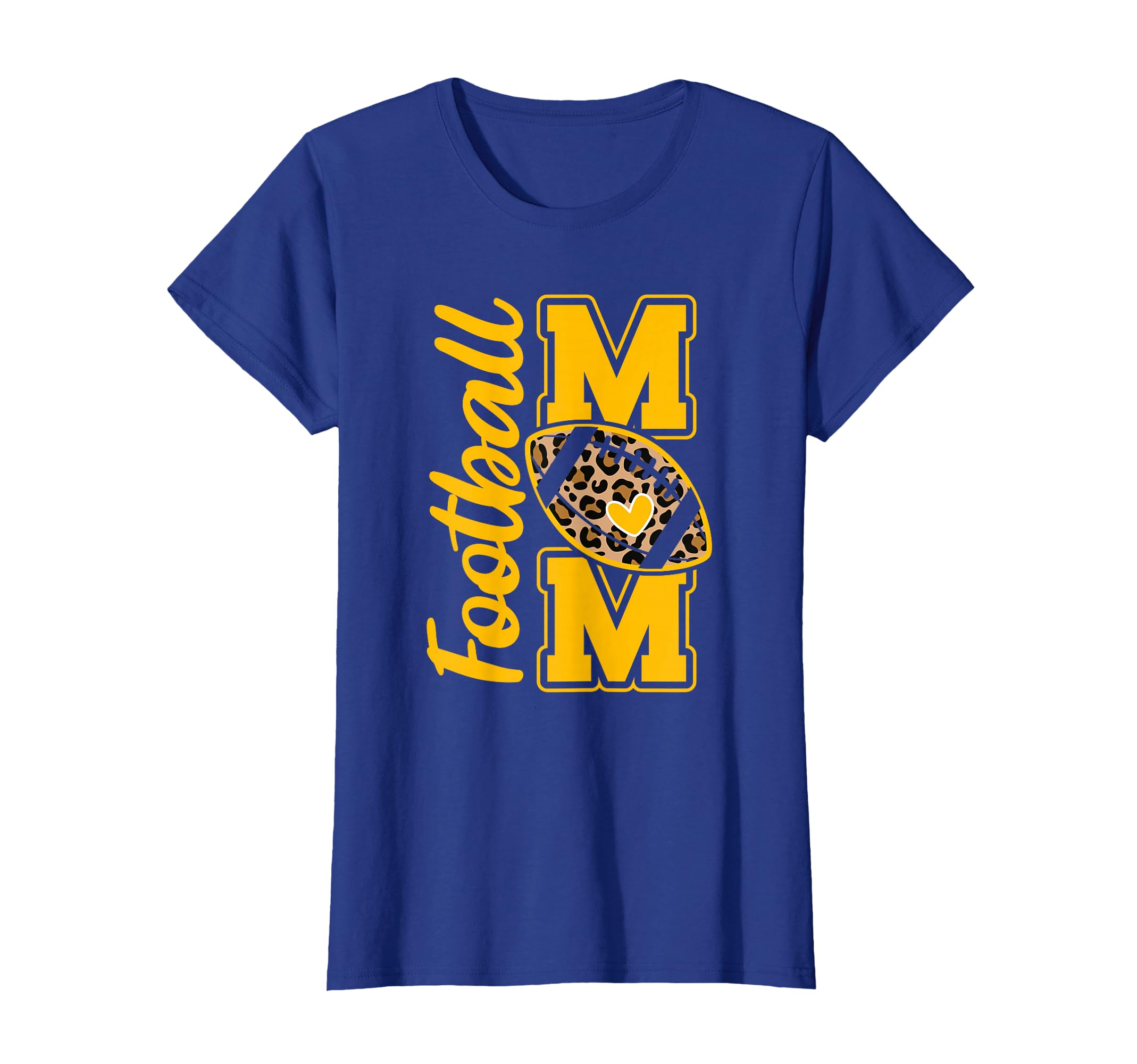 Leopard Royal Blue And Yellow High T-Shirt - Aesthetic Graphic for Adults - T-Shirt, Sweatshirt, Hoodie