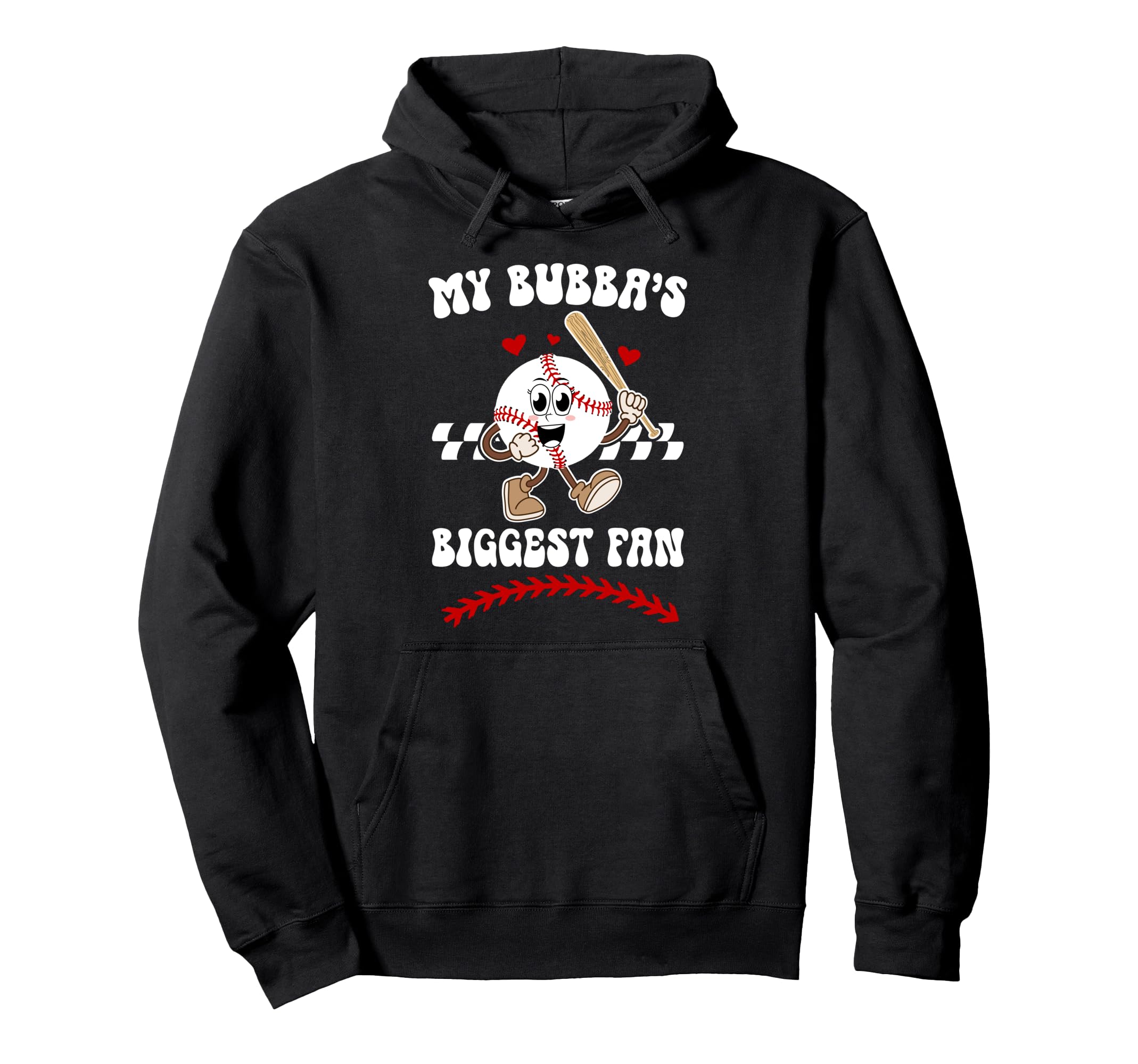 Bubbas Biggest Fan Baseball Sister Baseball Hoodie - Unique Graphic Unisex - T-Shirt, Sweatshirt, Hoodie
