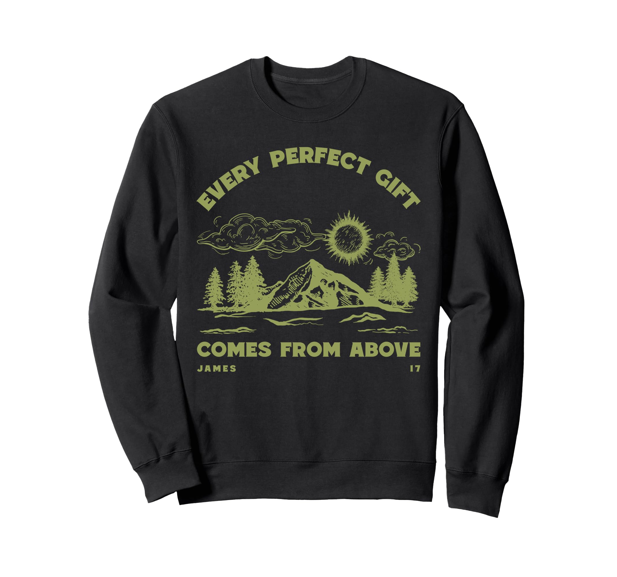 Boho Christian Camping Scripture Sweatshirt - Trendy Graphic Men Women - T-Shirt, Sweatshirt, Hoodie