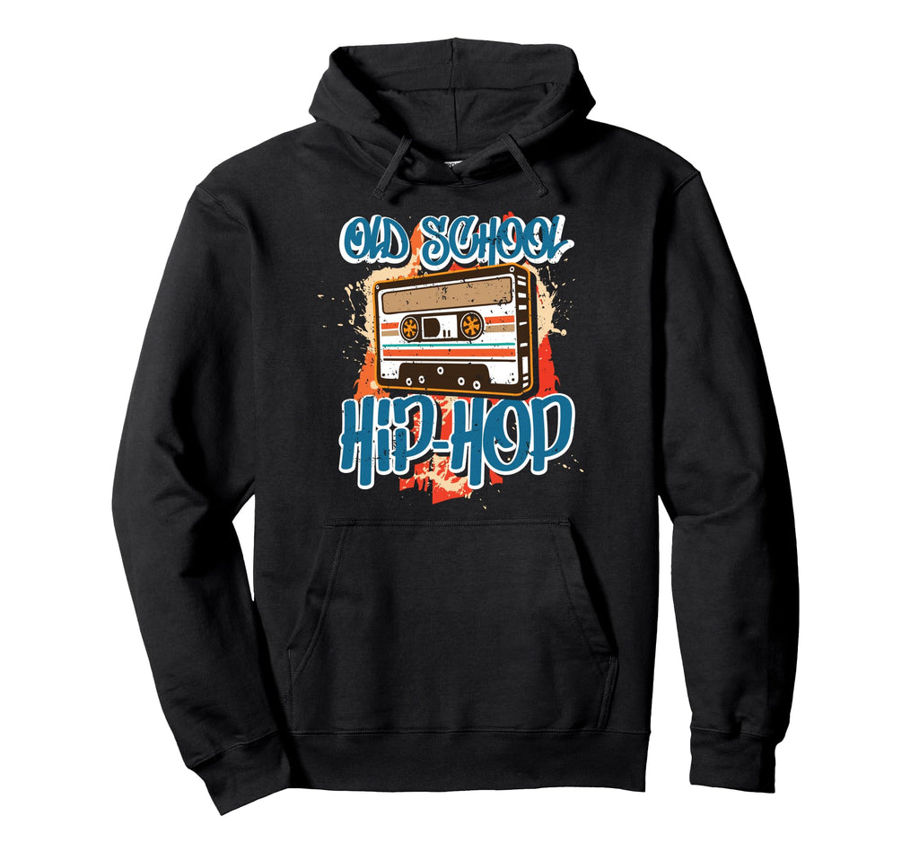 Old School Hip Hop 80S 90S Graffiti Hoodie - Minimalist Print Unisex - T-Shirt, Sweatshirt, Hoodie