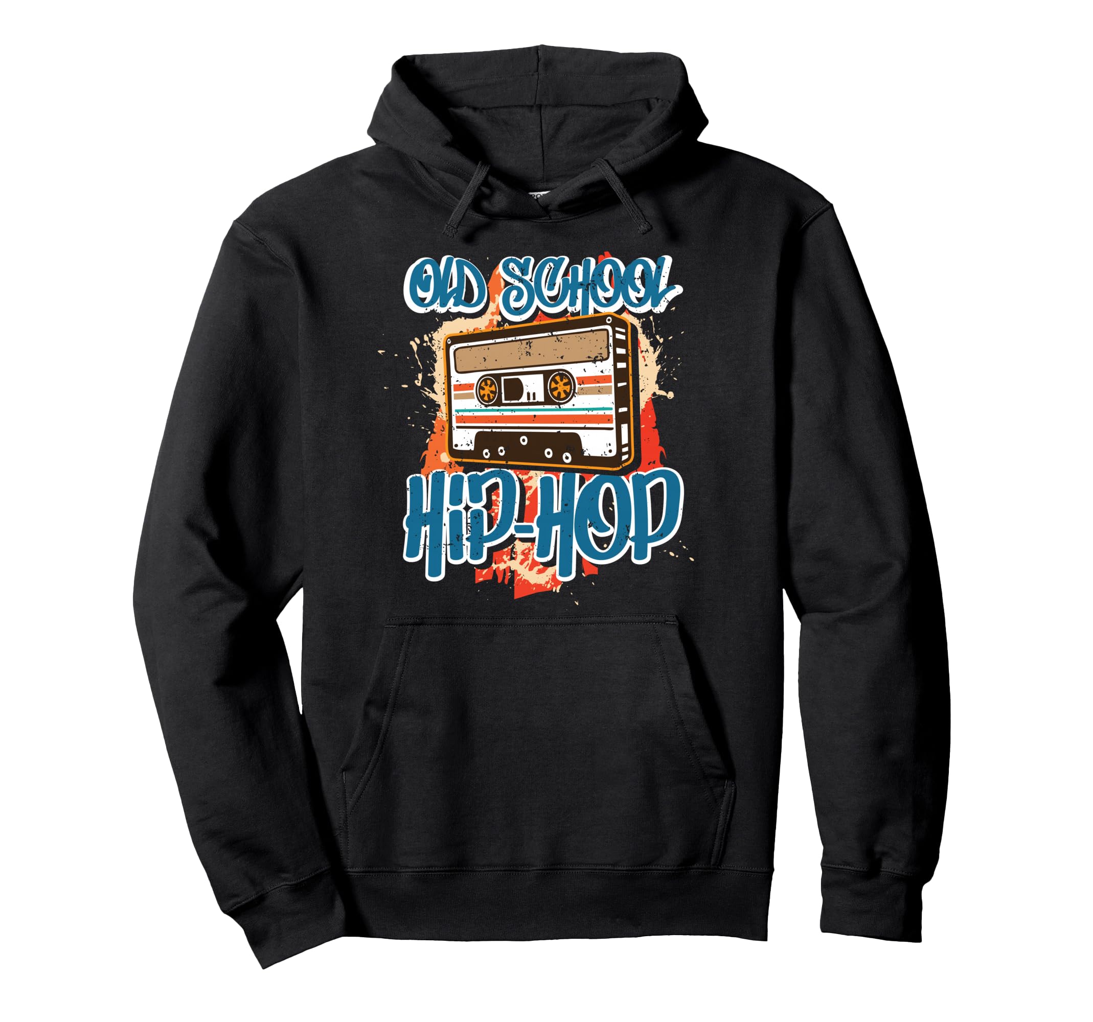 Old School Hip Hop 80S 90S Graffiti Hoodie - Minimalist Print Unisex - T-Shirt, Sweatshirt, Hoodie