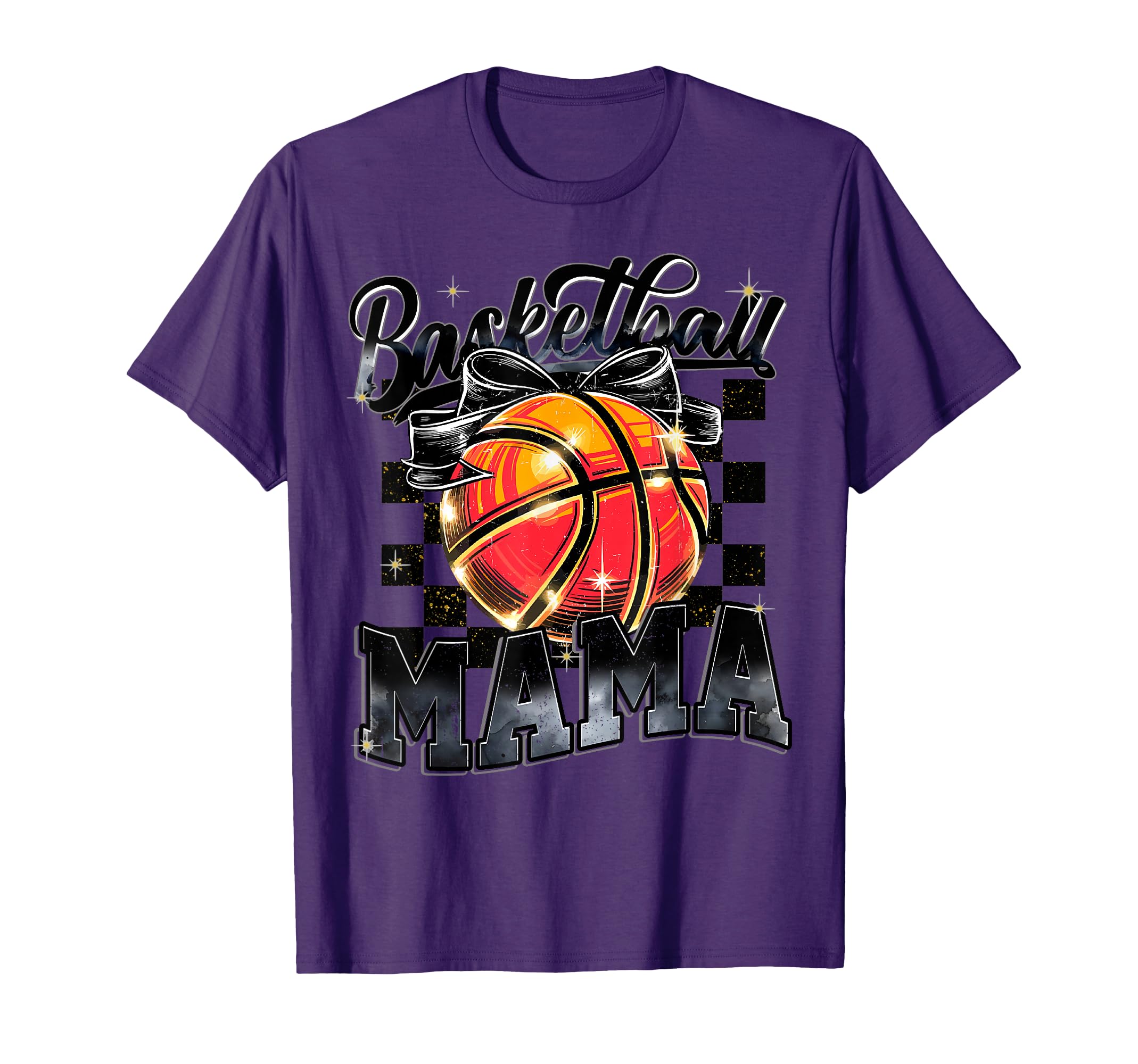Basketball Mama Coquette Bow Game Day T-Shirt - Trendy Graphic Men Women - T-Shirt, Sweatshirt, Hoodie