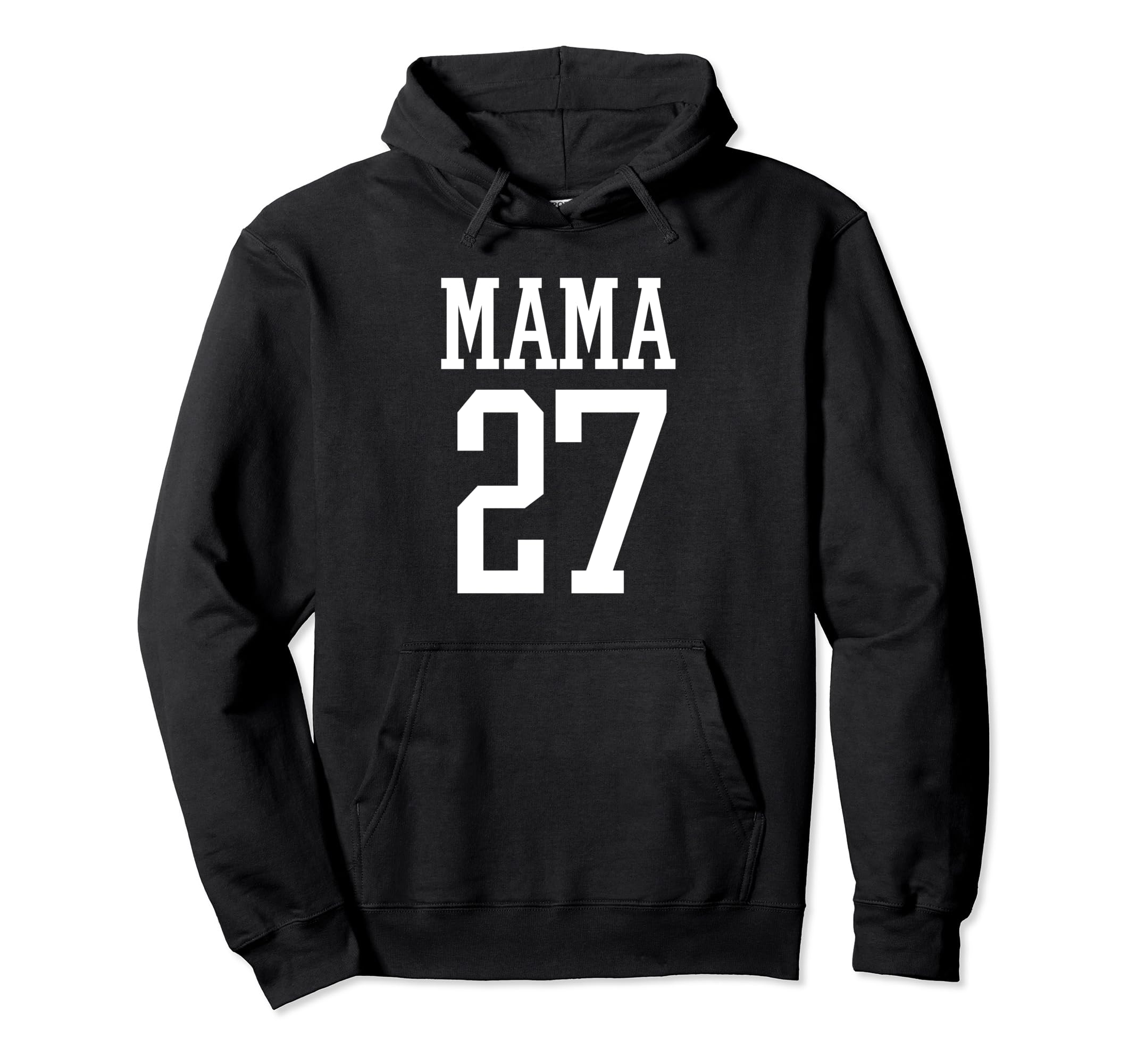 Number 27 Mama Biggest Fan Spirit Wear Hoodie - Graphic Print Men Women - T-Shirt, Sweatshirt, Hoodie
