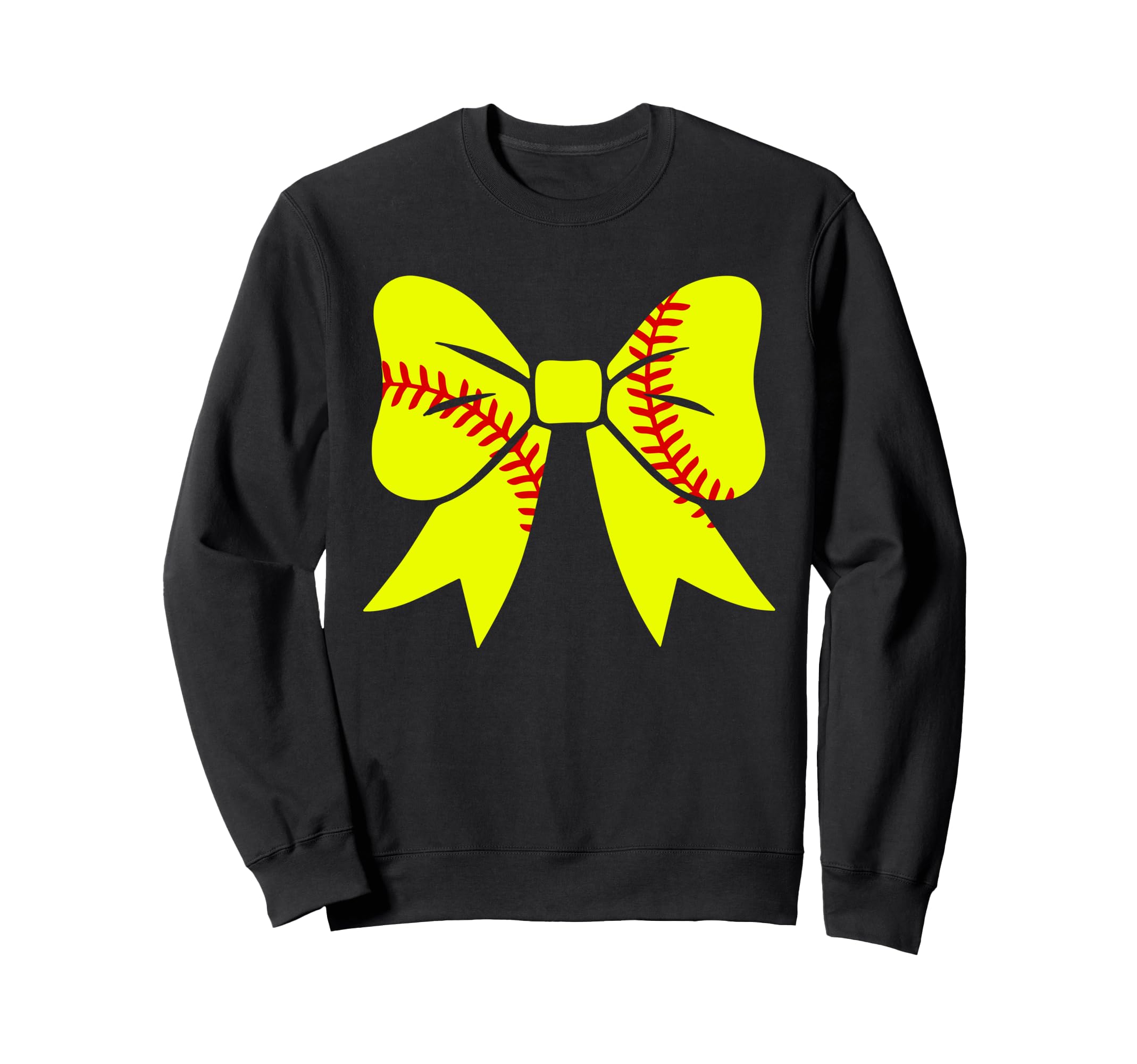 Softball Coquette Aesthetic Bow Sweatshirt - Unique Graphic for Adults - T-Shirt, Sweatshirt, Hoodie
