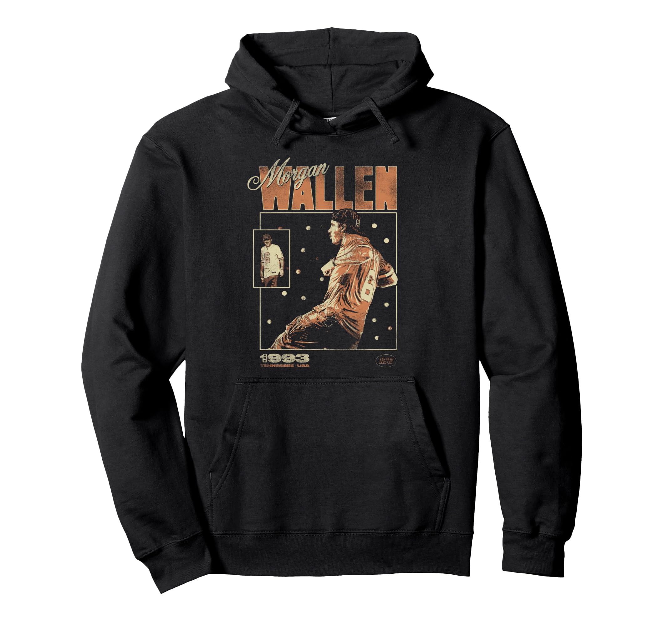 Morgan Wallen Baseball Card Hoodie - Minimalist Print for Adults - T-Shirt, Sweatshirt, Hoodie