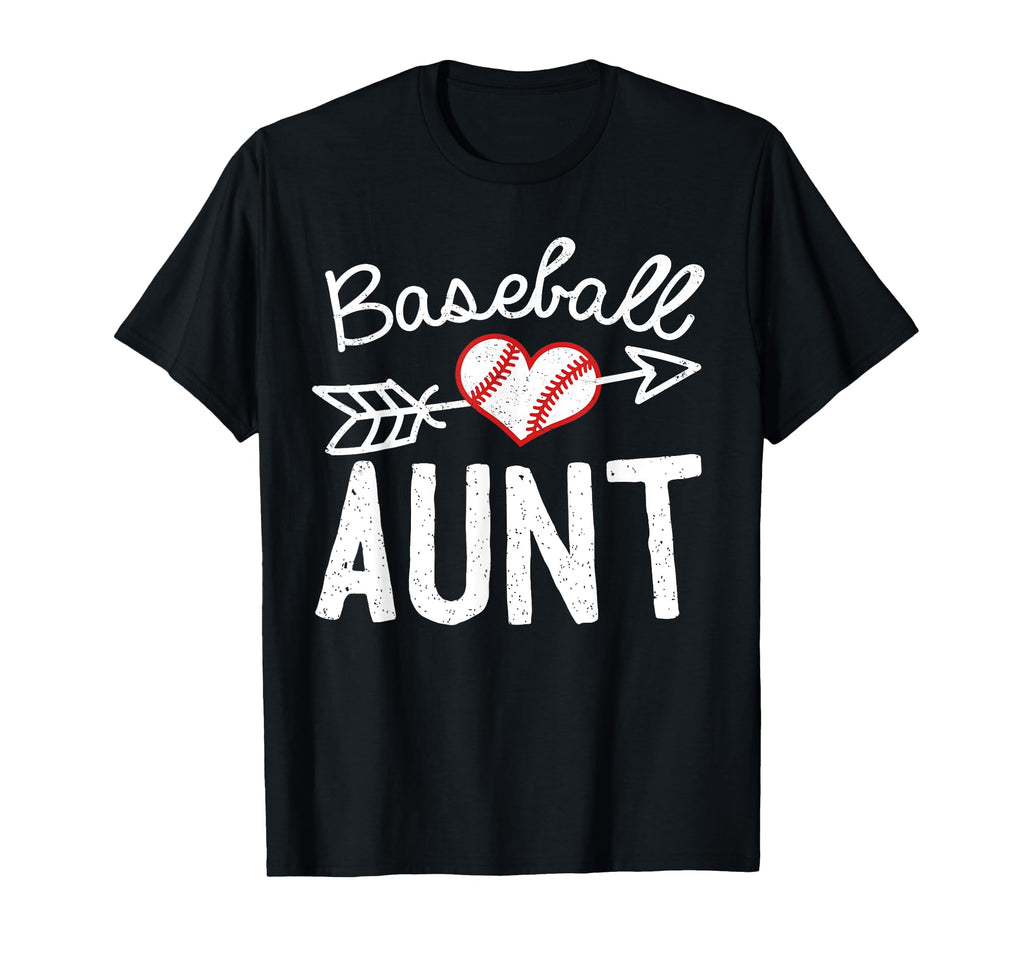 Baseball Aunt T-Shirt - Trendy Graphic for Adults - T-Shirt, Sweatshirt, Hoodie