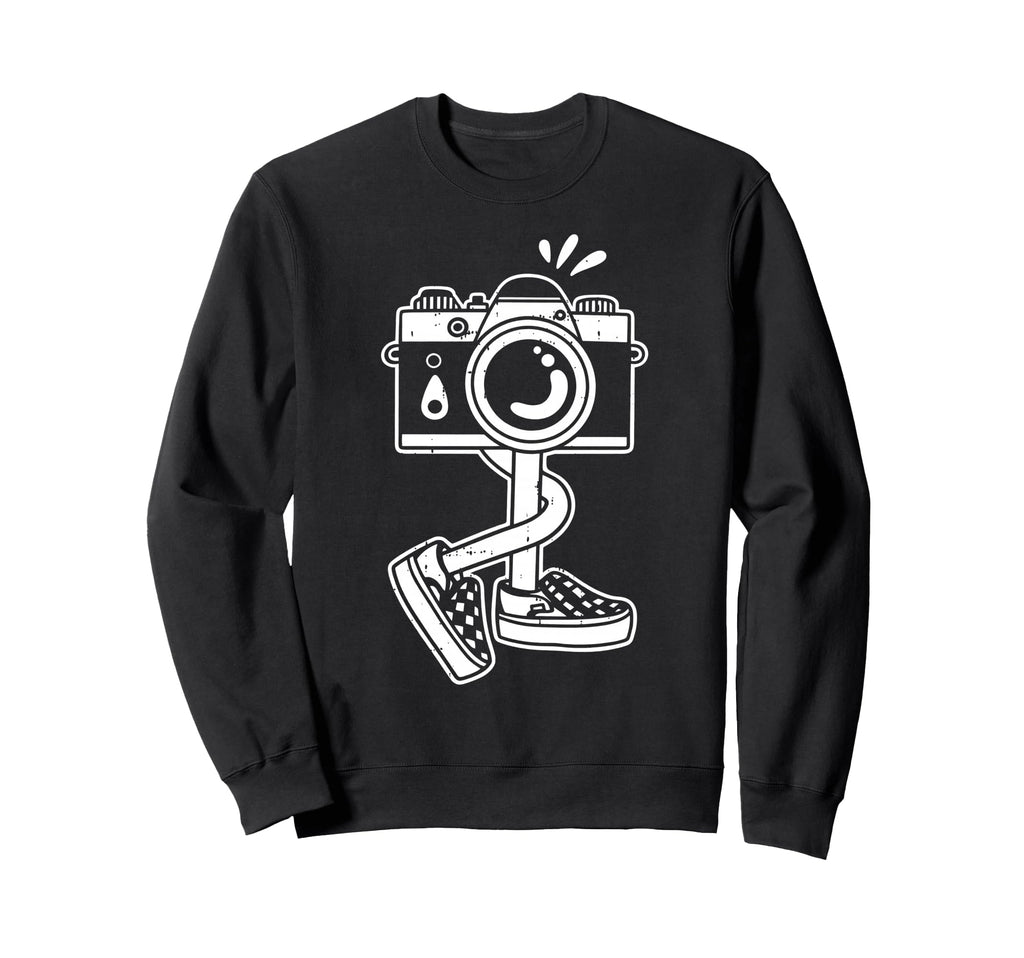 Funny Camera Costume Photographer Sweatshirt - Graphic Print Men Women - T-Shirt, Sweatshirt, Hoodie
