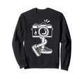 Funny Camera Costume Photographer Sweatshirt - Graphic Print Men Women - T-Shirt, Sweatshirt, Hoodie