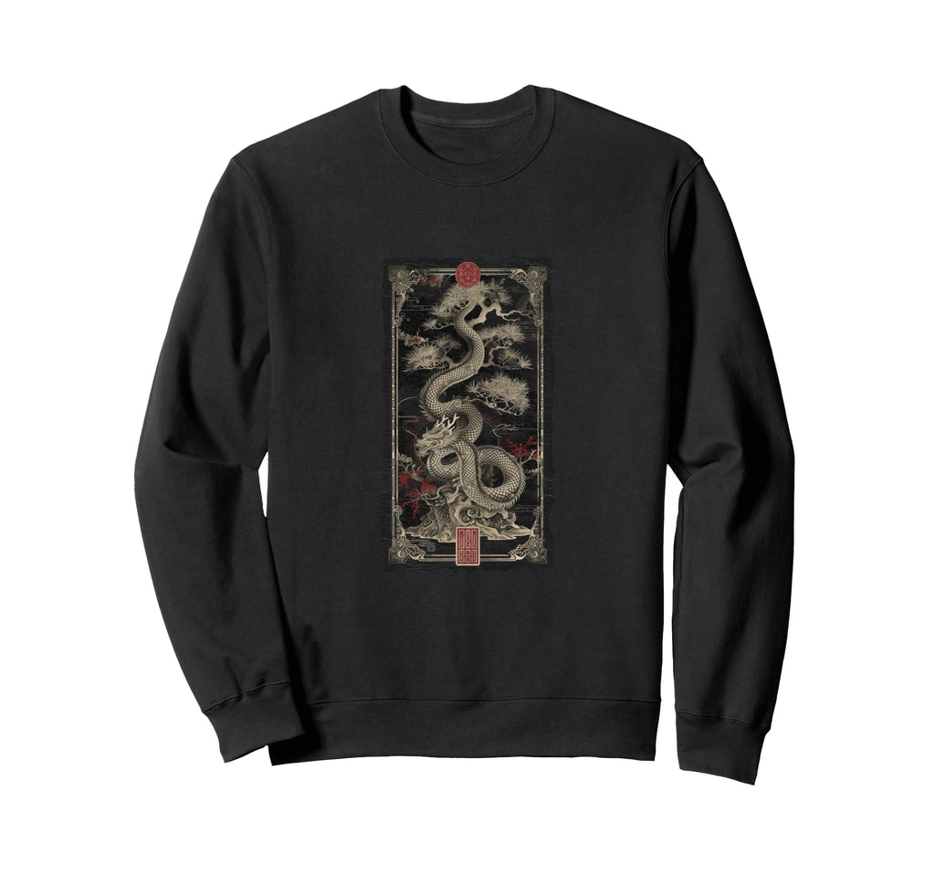 Aesthetic Dragon Streetwear Sweatshirt - Novelty Apparel Unisex - T-Shirt, Sweatshirt, Hoodie