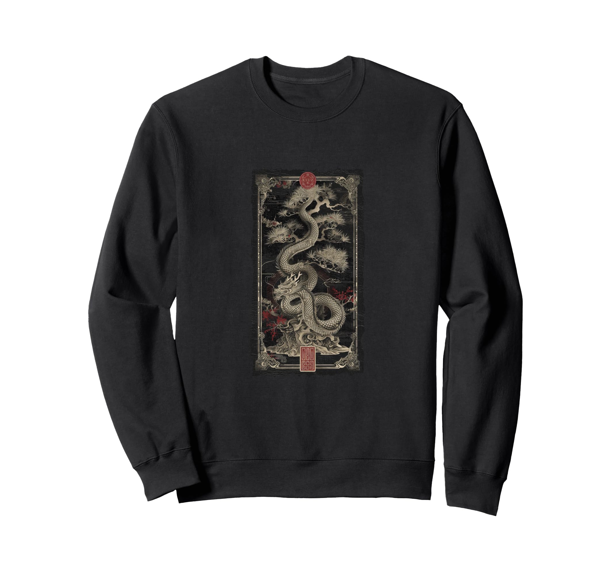 Aesthetic Dragon Streetwear Sweatshirt - Novelty Apparel Unisex - T-Shirt, Sweatshirt, Hoodie