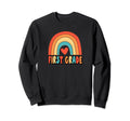 1St Grade Teacher Rainbow Sweatshirt - Casual Everyday Wear for Adults - T-Shirt, Sweatshirt, Hoodie