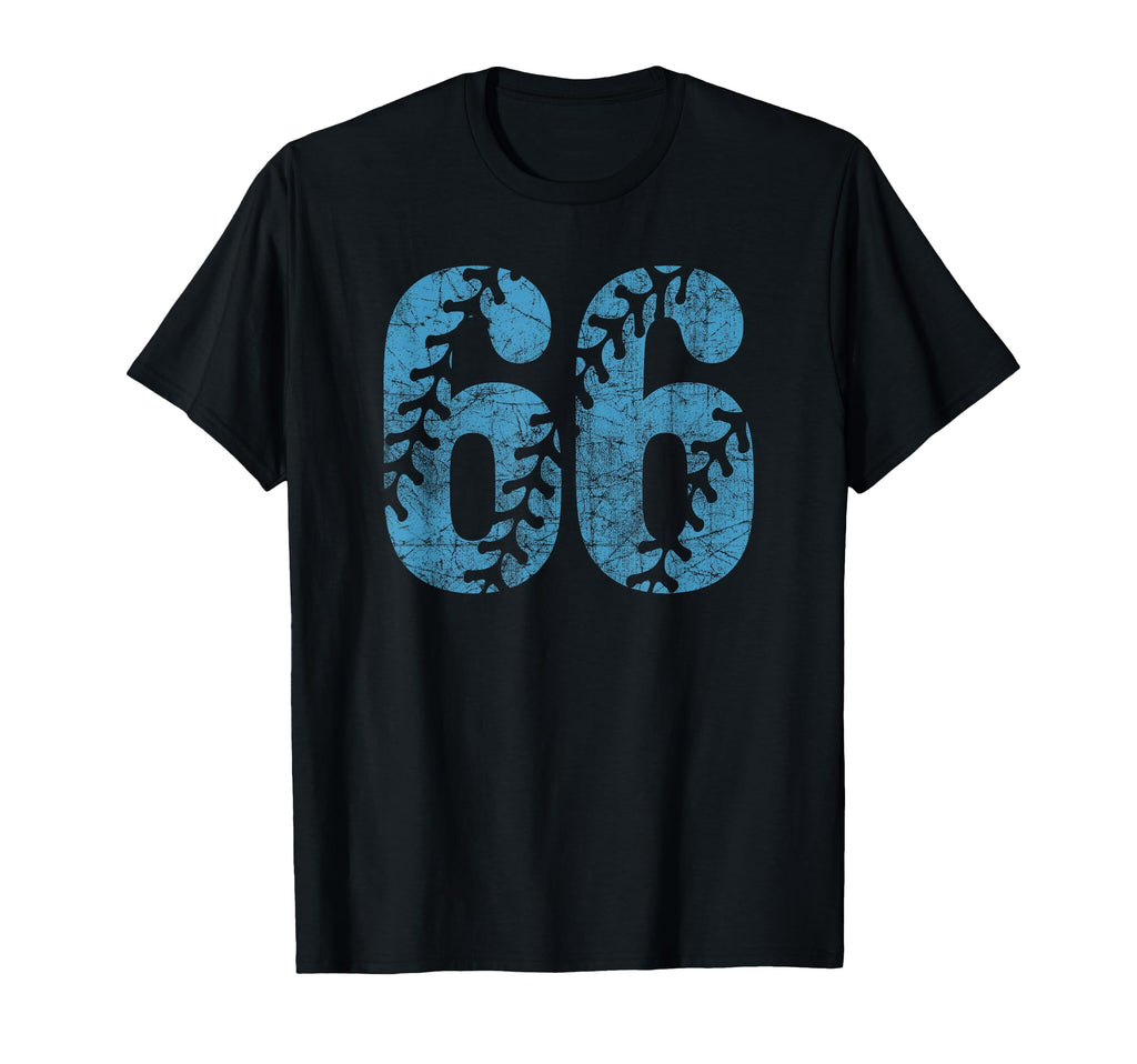 Baseball Softball Mom 66 Number T-Shirt - Trendy Graphic for Adults - T-Shirt, Sweatshirt, Hoodie