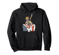 American Flag Baseball Player Hoodie - Custom Art Print for Adults - T-Shirt, Sweatshirt, Hoodie
