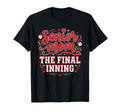 Baseball Senior Mom 2026 Final Inning Mama T-Shirt - Novelty Apparel Unisex - T-Shirt, Sweatshirt, Hoodie