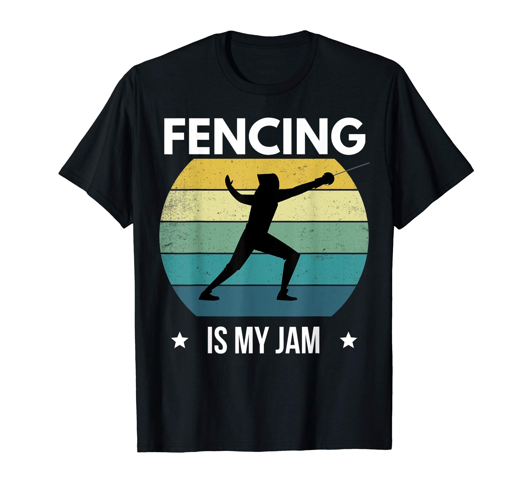 Fencing Is My Jam Sport Combat Sword T-Shirt - Minimalist Print Unisex - T-Shirt, Sweatshirt, Hoodie