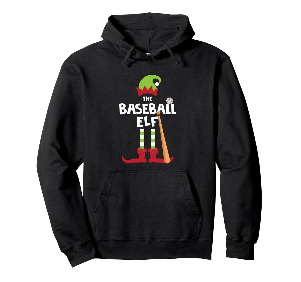 Funny Baseball Elf Matching Family Hoodie - Trendy Graphic Men Women - T-Shirt, Sweatshirt, Hoodie