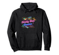Totally Rad Teacher 80S Neon Gift Hoodie - Aesthetic Graphic Unisex - T-Shirt, Sweatshirt, Hoodie